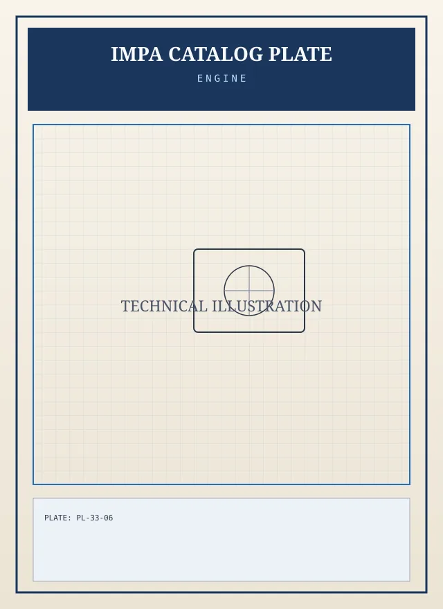 IMPA 330601 catalog plate