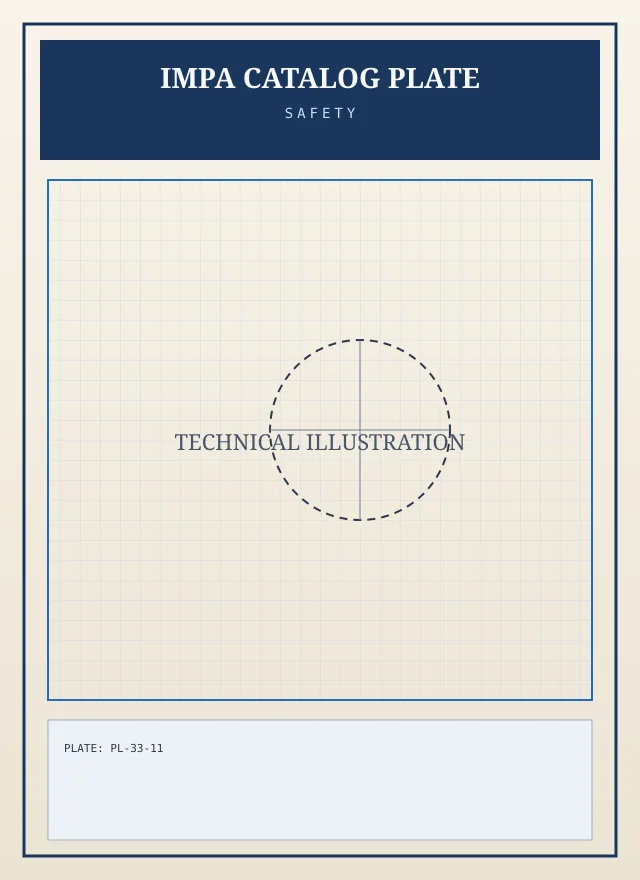 IMPA 331101 catalog plate