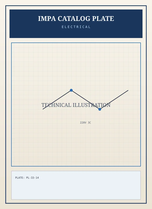 IMPA 331402 catalog plate