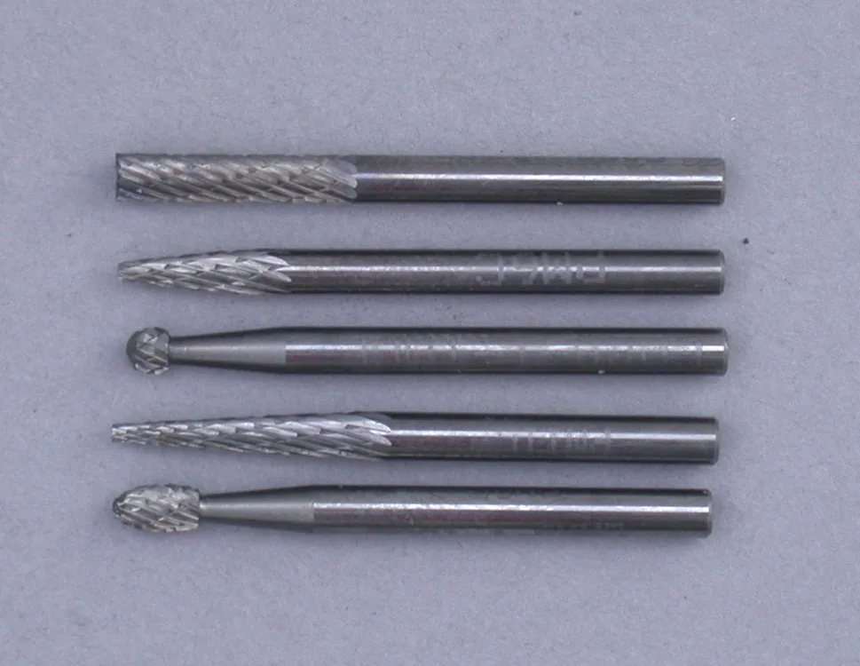 IMPA 614576 Rotary File with Shanks, Shape-W, 38 x 19 x 40 mm — reference product photo (illustrative)